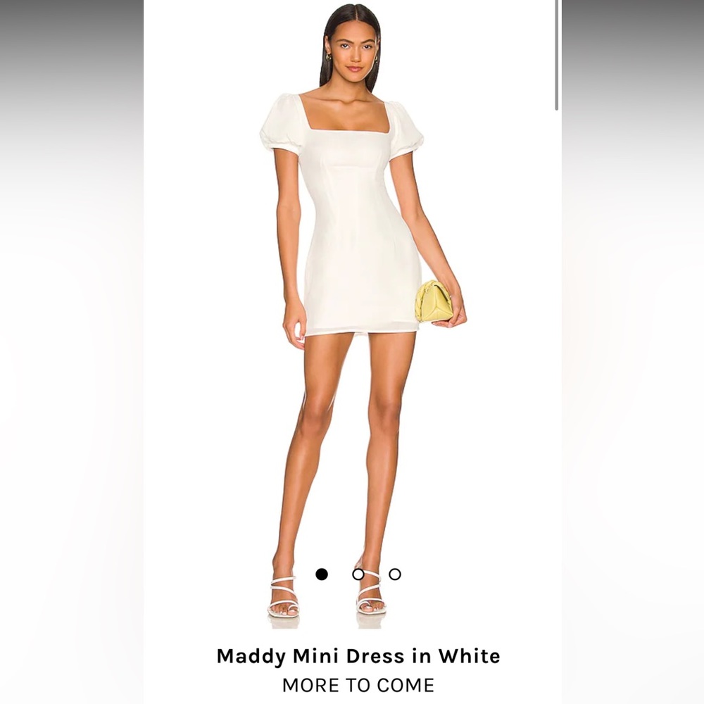 ❌sold❌white mini dress from Revolve.